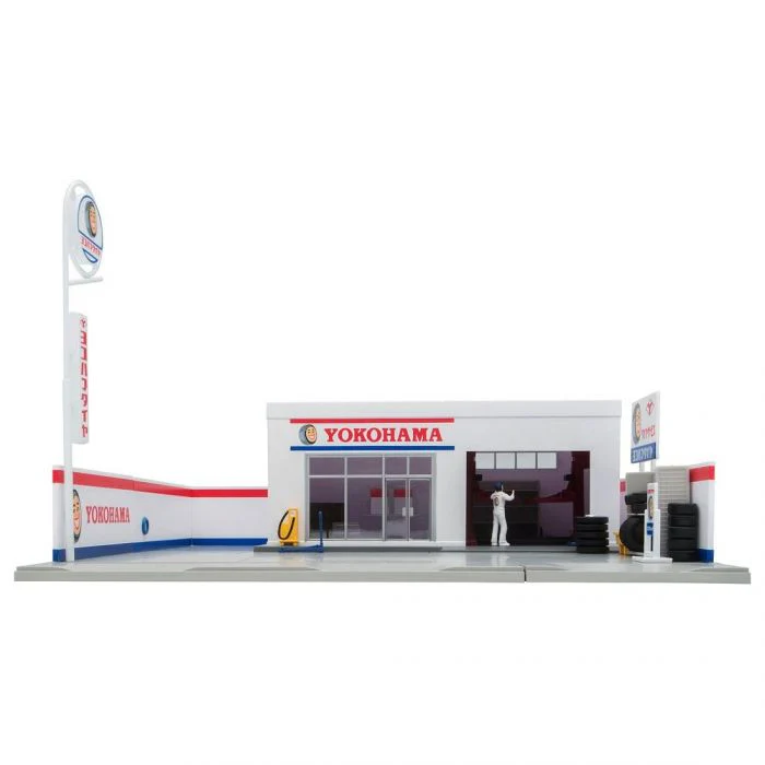 Tomytec 1/64 TOMICARAMA 05A Tire Shop YOKOHAMA TIRE - Image 7