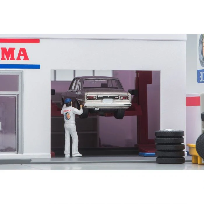 Tomytec 1/64 TOMICARAMA 05A Tire Shop YOKOHAMA TIRE - Image 8