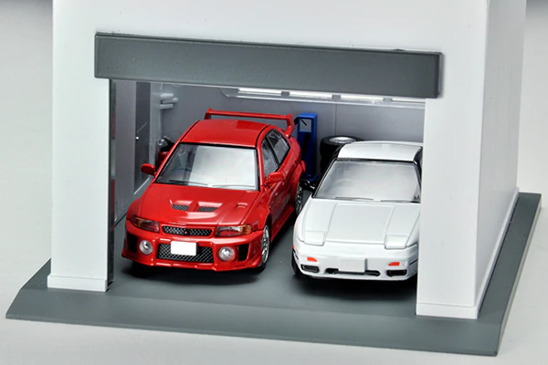 Tomytec 1/64 Tomicarama Vintage 08b Garage WHITE - Image 10