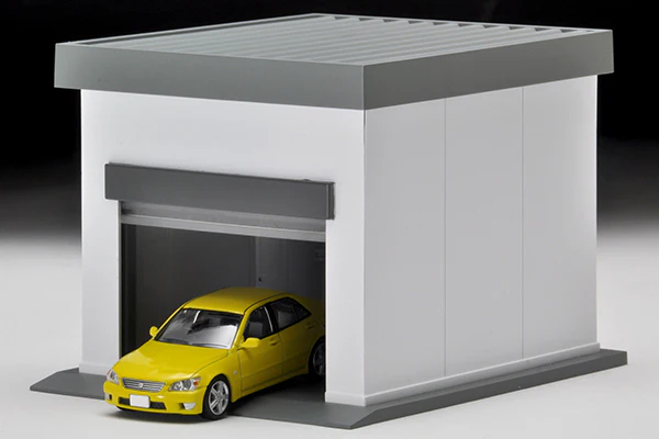 Tomytec 1/64 Tomicarama Vintage 08b Garage WHITE - Image 9