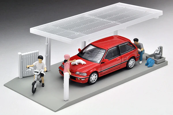 Tomytec 1/64 Tomicarama Vintage 09a Carport 4543736312369 - Image 9