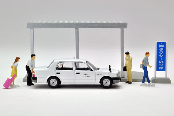 Tomytec Limited Vintage Neo 1/64 Diocolle 64 #Car Snap 04a Taxi Stand 4543736312345 - Image 11