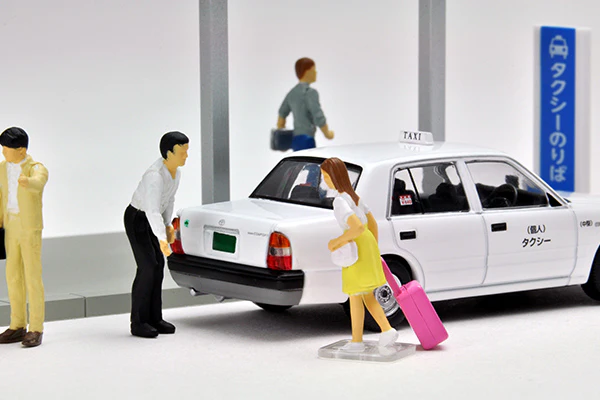 Tomytec Limited Vintage Neo 1/64 Diocolle 64 #Car Snap 04a Taxi Stand 4543736312345 - Image 5