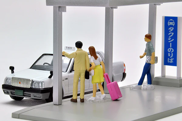 Tomytec Limited Vintage Neo 1/64 Diocolle 64 #Car Snap 04a Taxi Stand 4543736312345 - Image 6