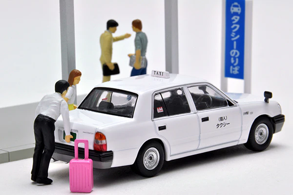 Tomytec Limited Vintage Neo 1/64 Diocolle 64 #Car Snap 04a Taxi Stand 4543736312345 - Image 8