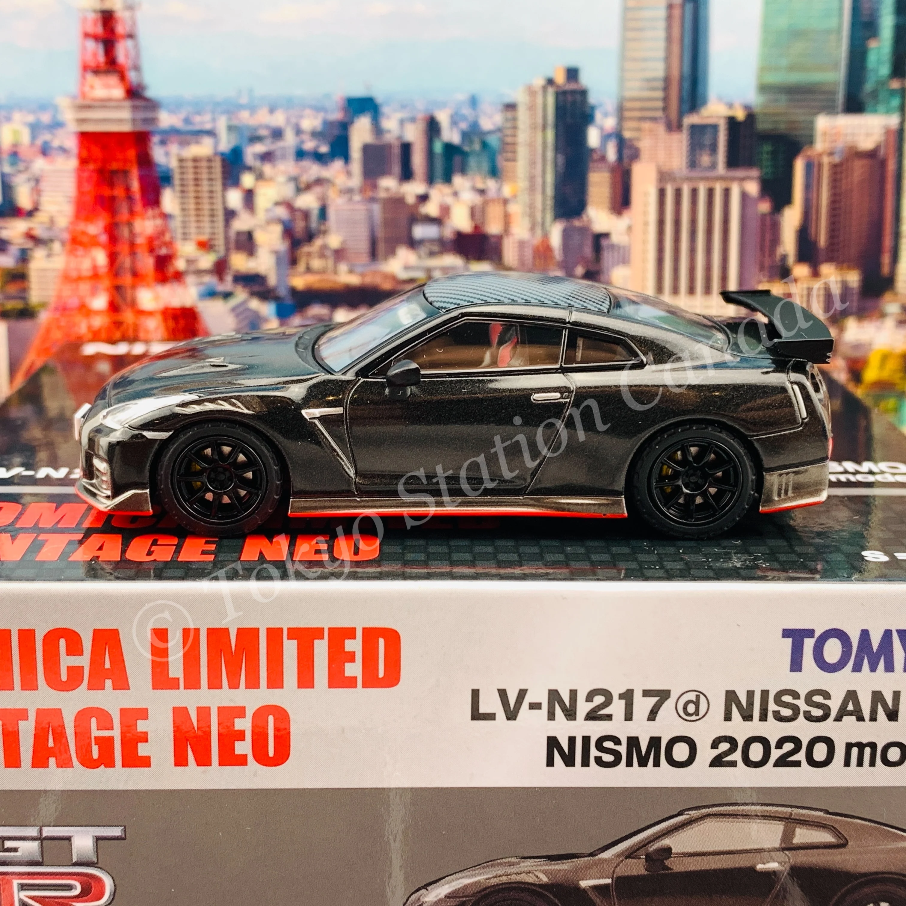 Tomytec Limited Vintage Neo 1/64 NISSAN GT-R NISMO 2020 model (Black) LV-N217d - Image 2