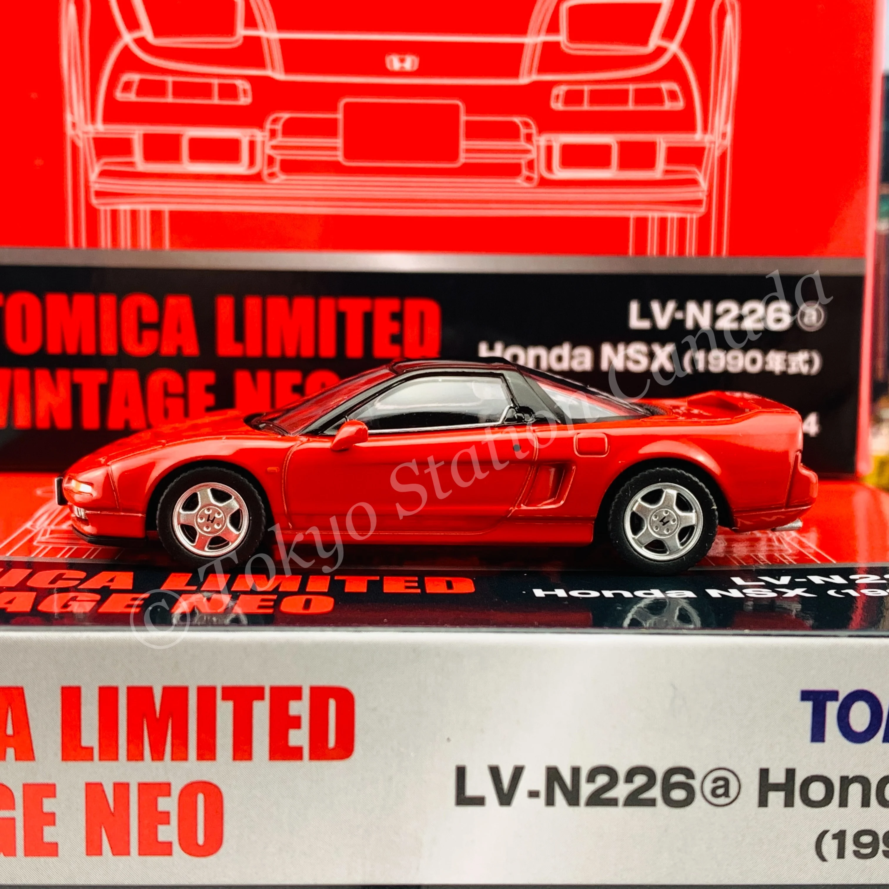 TOMYTEC Tomica Limited Vintage Neo 1/64 Honda NSX RED LV-N226a - Image 4
