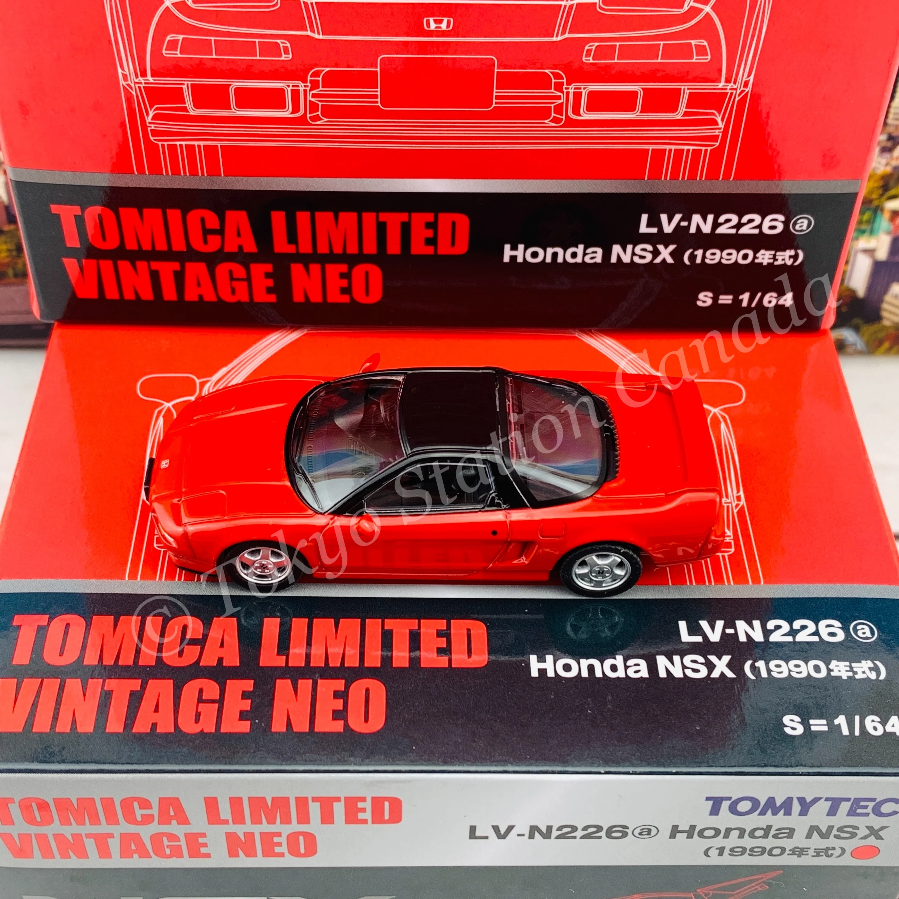TOMYTEC Tomica Limited Vintage Neo 1/64 Honda NSX RED LV-N226a - Image 5