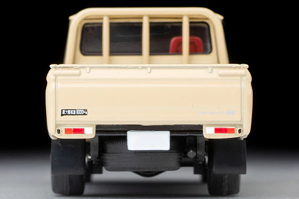 TOMYTEC TLV 1/64 Datsun 1300 truck (light brown) with figure LV-195d - Image 2