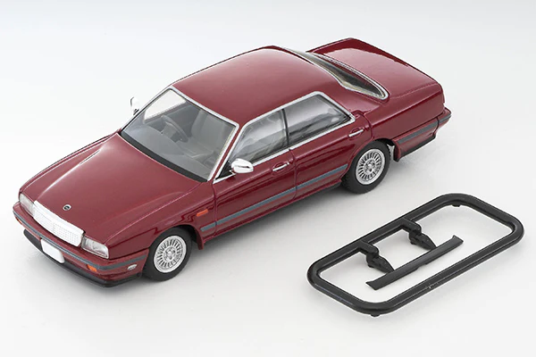 TOMYTEC TLVN 1/64 Nissan Gloria Cima TYPE-II S (red) 1990 LV-N340a - Image 2