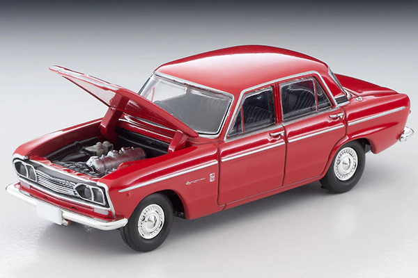 TOMYTEC TLV 1/64 Nissan Prince Skyline 2000GT-B (red) 1967 LV-212b - Image 2