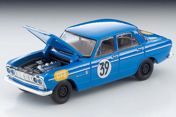 TOMYTEC TLV 1/64 Prince Skyline GT 2nd Japanese Grand Prix #39 (Blue) LV-213a - Image 2