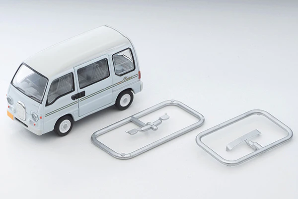 TOMYTEC TLVN 1/64 Subaru Sambar Dias Classic 40th Anniversary (light blue/white) 1998 LV-N249f - Image 3