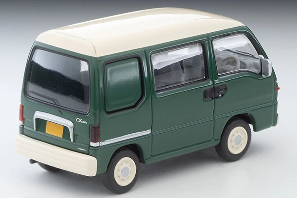 TOMYTEC TLVN  1/64 Subaru Sambar Dias Classic (green/cream) 1996 LV-N249e - Image 2