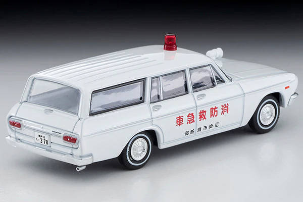 TOMYTEC TLV 1/64 Toyopet Masterline Fire/Ambulance 1966 LV-207a - Image 2
