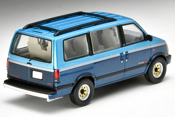 TOMYTEC TLVN 1/64 Chevrolet Astro LT AWD (light blue/navy blue) 1994 LV-N325b - Image 2