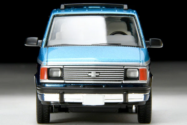 TOMYTEC TLVN 1/64 Chevrolet Astro LT AWD (light blue/navy blue) 1994 LV-N325b - Image 4