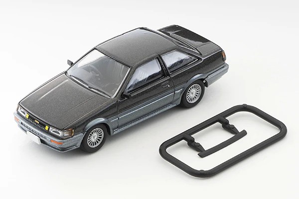 TOMYTEC TLVN 1/64 Corolla Levin 2-door GT-APEX 1985 Black/Grey LV-N304b - Image 2