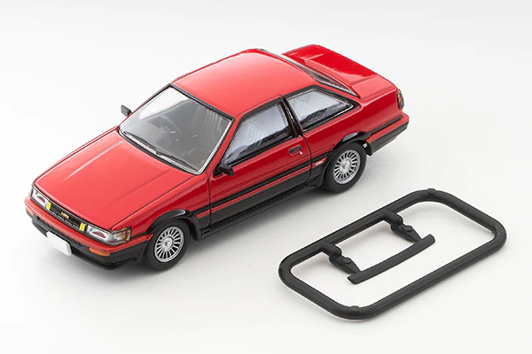 TOMYTEC TLVN 1/64 Corolla Levin 2-door GT-APEX 1985 Red/Black LV-N304a - Image 2