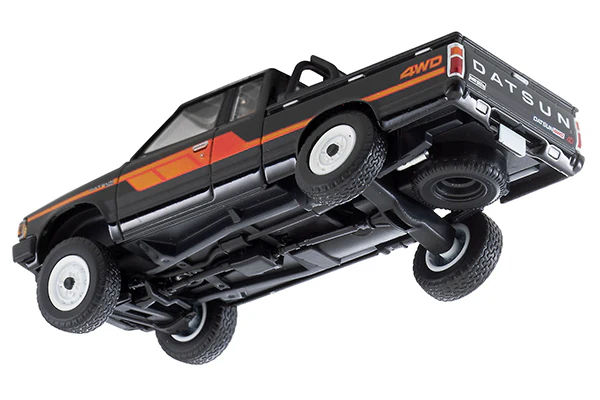TOMYTEC TLVN 1/64 Datsun Truck 4WD King Cab AD (Black) LV-N320a - Image 4