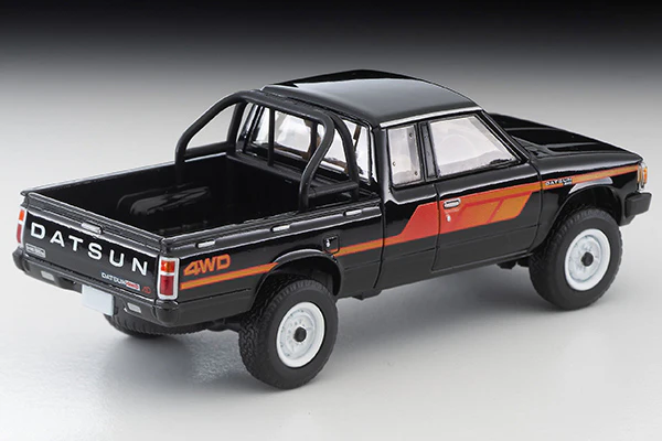TOMYTEC TLVN 1/64 Datsun Truck 4WD King Cab AD (Black) LV-N320a - Image 8