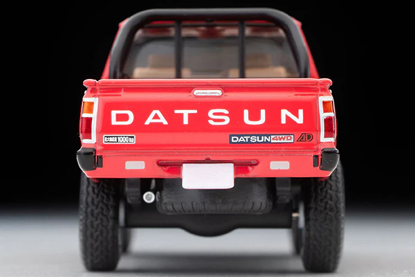 TOMYTEC TLVN 1/64 Datsun Truck 4WD King Cab AD (Red) LV-N320b - Image 2