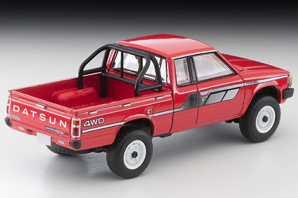 TOMYTEC TLVN 1/64 Datsun Truck 4WD King Cab AD (Red) LV-N320b - Image 4