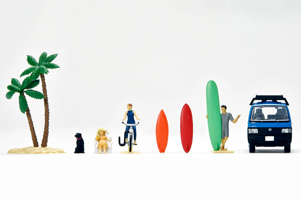 TOMYTEC TLVN 1/64 Diocolle 64 #Car Snap 19b Surfing 2 - Image 5