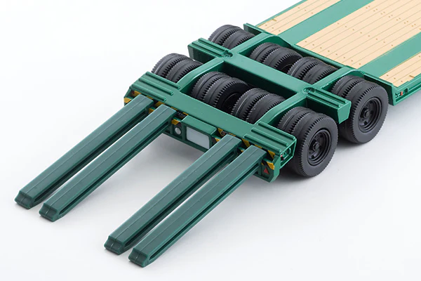 TOMYTEC TLVN 1/64 Hino HH341 Heavy Equipment Transport Trailer (Green) LV-N173b - Image 3