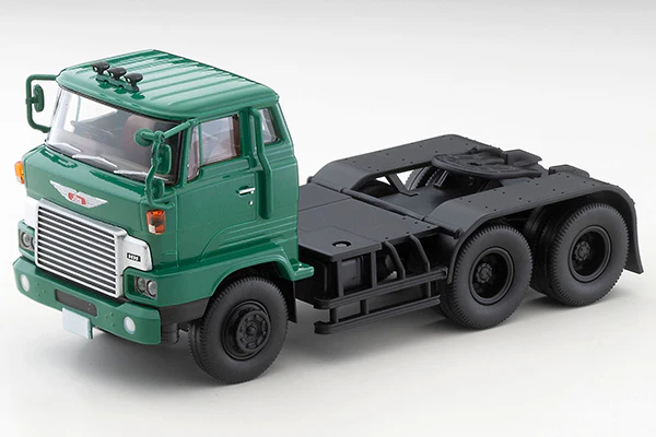 TOMYTEC TLVN 1/64 Hino HH341 Heavy Equipment Transport Trailer (Green) LV-N173b - Image 4
