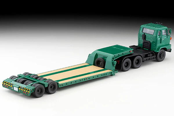 TOMYTEC TLVN 1/64 Hino HH341 Heavy Equipment Transport Trailer (Green) LV-N173b - Image 8