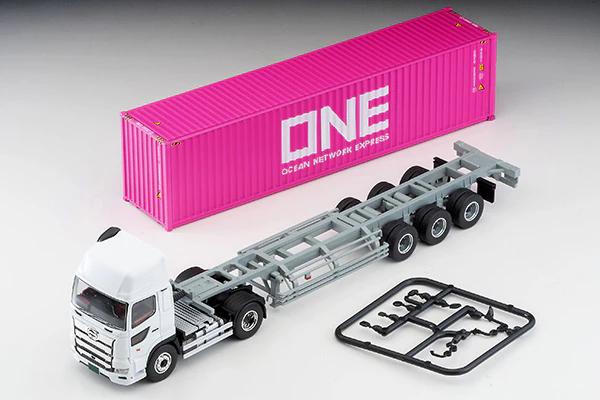 TOMYTEC TLVN 1/64 Hino Profia 40ft Container Trailer (Toho Sharyo TC36H1C34) Ocean Network Express LV-N292b - Image 6