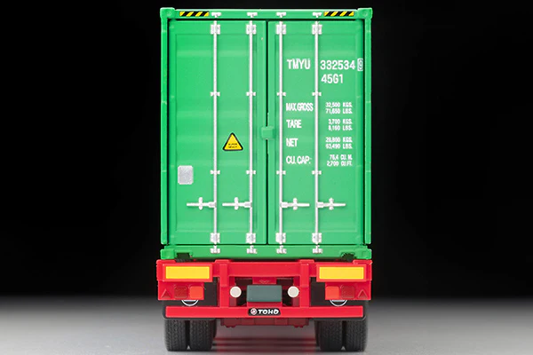 TOMYTEC TLVN 1/64 Hino Profia 40ft marine container trailer (Toho Sharyo TC36H1C34) BLACK LV-N292c - Image 2