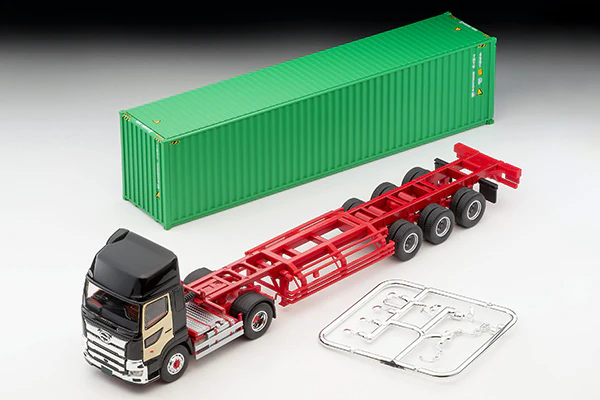 TOMYTEC TLVN 1/64 Hino Profia 40ft marine container trailer (Toho Sharyo TC36H1C34) BLACK LV-N292c - Image 3