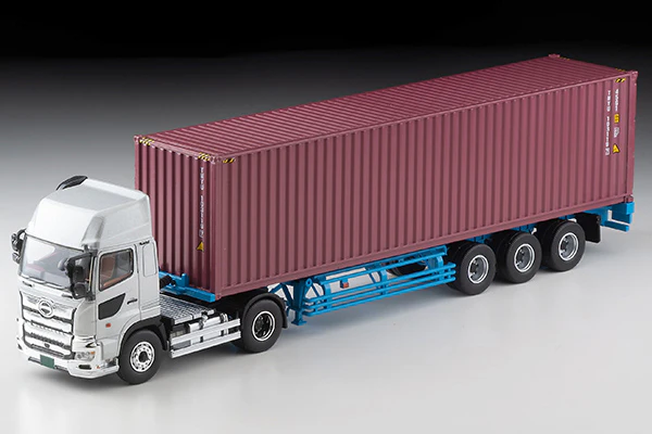 TOMYTEC TLVN 1/64 HINO PROFIA 40ft Marine Container TRL TOHO Car SRL LV-N292a - Image 5