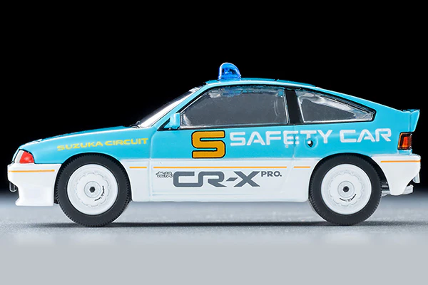 TOMYTEC TLVN 1/64 Honda Ballard Sports CR-X MUGEN CR-X PRO Suzuka Circuit Safety Car (light blue/white) LV-N318a - Image 5