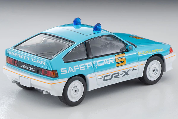 TOMYTEC TLVN 1/64 Honda Ballard Sports CR-X MUGEN CR-X PRO Suzuka Circuit Safety Car (light blue/white) LV-N318a - Image 6
