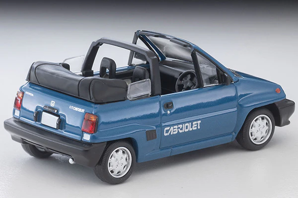 PREORDER TOMYTEC TLVN 1/64 Honda City Cabriolet (Blue) 1984 LV-N262d (Approx. Release Date : JULY 2026 subject to manufacturer's final decision) - Image 2