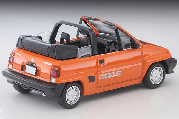 PREORDER TOMYTEC TLVN 1/64 Honda City Cabriolet (Orange) 1984 LV-N262c (Approx. Release Date : JULY 2026 subject to manufacturer's final decision) - Image 2
