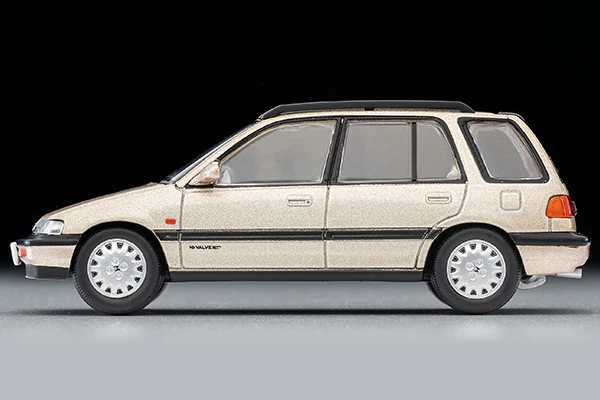 TOMYTEC TLVN 1/64 Honda Civic Shuttle 56i (Beige) 1987 LV-N297a - Image 5