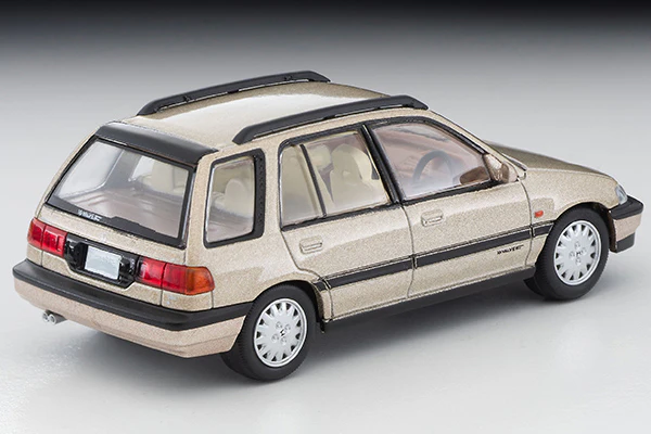 TOMYTEC TLVN 1/64 Honda Civic Shuttle 56i (Beige) 1987 LV-N297a - Image 6