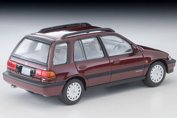 PREORDER TOMYTEC TLVN 1/64 Honda Civic Shuttle 56i (red) 1990 LV-N297b (Approx. Release Date : JUNE 2026 subject to manufacturer's final decision) - Image 2