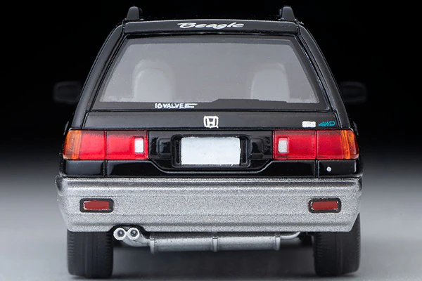 TOMYTEC TLVN 1/64 Honda Civic Shuttle Beagle (Black/Gray) 1994 LV-N293a - Image 3