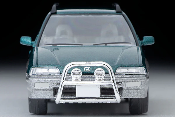 TOMYTEC TLVN 1/64 Honda Civic Shuttle Beagle (green/gray) 1994 LV-N293b - Image 3
