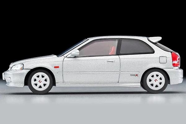 TOMYTEC TLVN 1/64 Honda Civic Type R (Silver) 1999 LV-N165d - Image 4