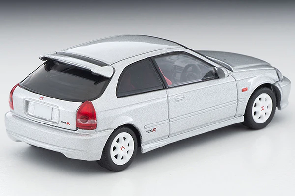 TOMYTEC TLVN 1/64 Honda Civic Type R (Silver) 1999 LV-N165d - Image 5