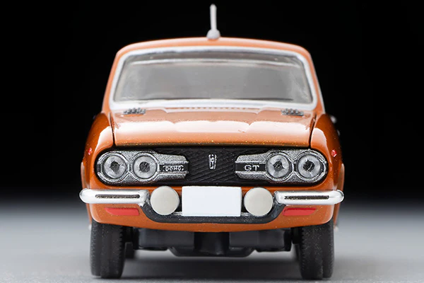 TOMYTEC TLVN 1/64 Isuzu Bellett 1600 GT type R (Orange M) 1973 LV-137c - Image 3