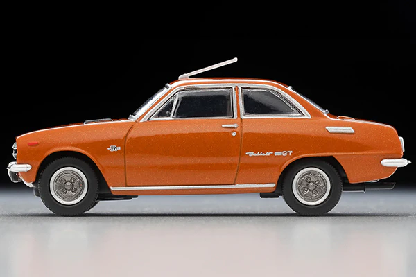 TOMYTEC TLVN 1/64 Isuzu Bellett 1600 GT type R (Orange M) 1973 LV-137c - Image 4