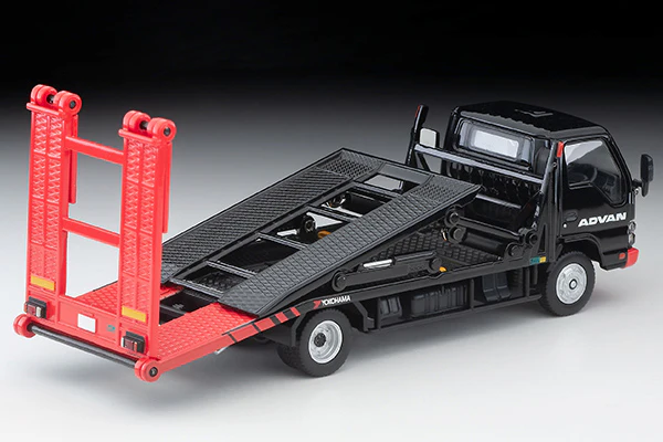 TOMYTEC TLVN 1/64 Isuzu Elf Hanamidai Automobile Safety Loader Big Wide (ADVAN)  LV-N191b - Image 4