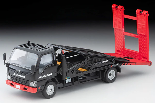 TOMYTEC TLVN 1/64 Isuzu Elf Hanamidai Automobile Safety Loader Big Wide (ADVAN)  LV-N191b - Image 5